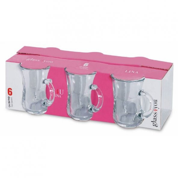 Paşabahçe 55783 Lina Kulplu Bardak 12 Adet