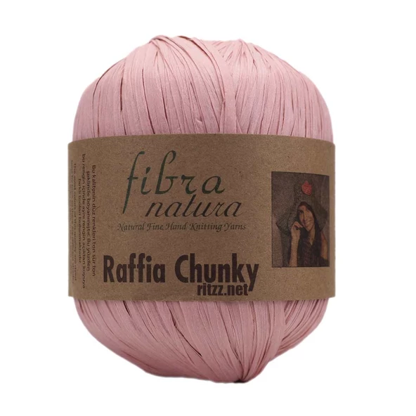 Fibra Natura Raffia Chunky 114-04 Pudra - 1