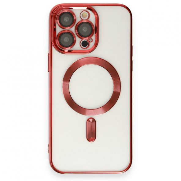iPhone 15 Pro Max Kılıf Kross Magneticsafe Kapak  Bordo - 2