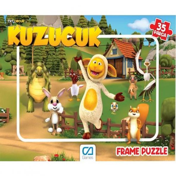 Ca Games +3 Yaş Kuzucuk 35 Parça Frame Puzzle 5167