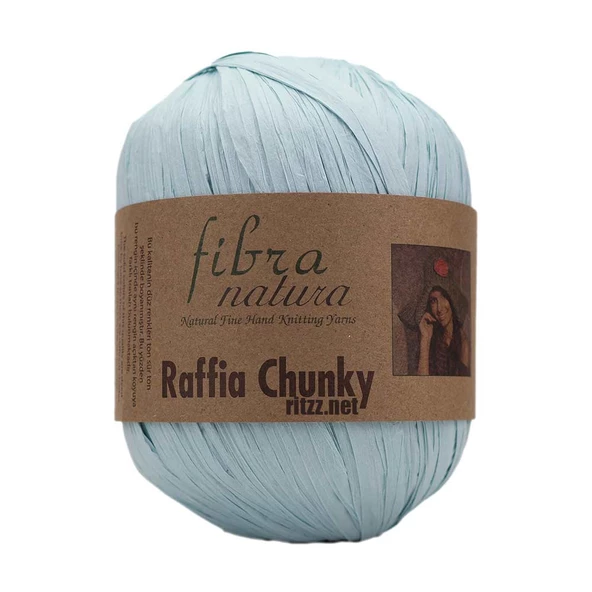 Fibra Natura Raffia Chunky 114-09 Buz Mavi - 5