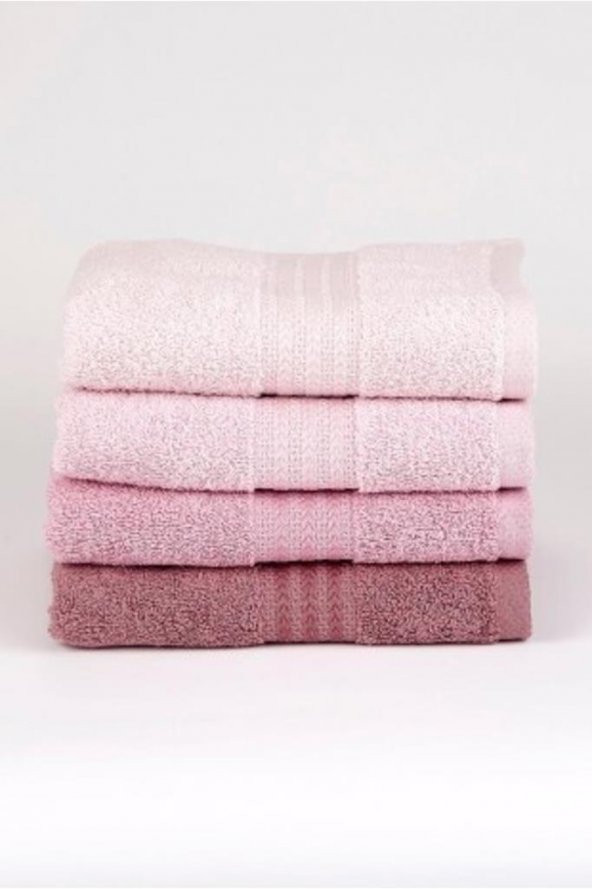 Hobby Rainbow 70X140 4´lü Havlu Seti Pudra