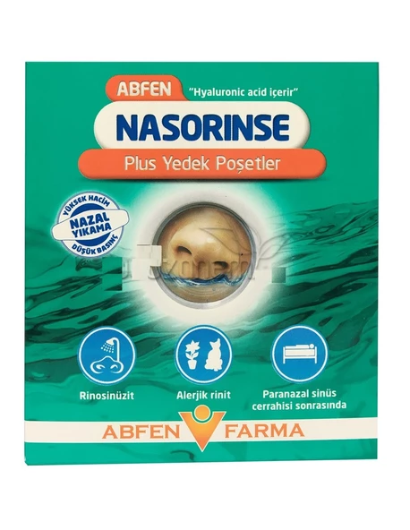 Abfen Nasorinse Plus Yetişkin Sinüs Kit 50 Yedek Poşet