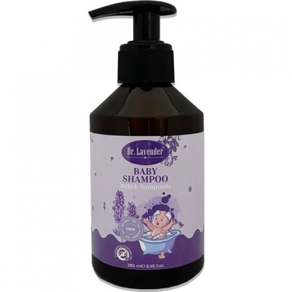 Dr. Lavender Lavanta Yağlı Bebek Şampuanı 250 ml Katkısız Saf Rahatlatıcı Lavanta Yağlı Bebek Şampuanı