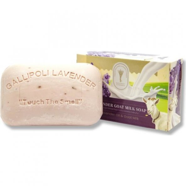 Gallipoli Lavender Doğal Bitkisel Lavanta Yağlı ve Keçi Sütlü Sabun 100 gr