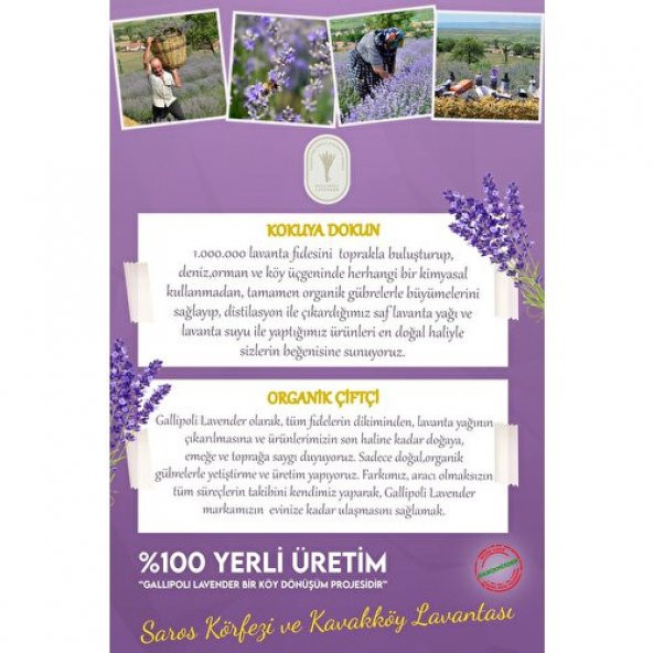 Gallipoli Lavender Lavanta Yağlı Banyo Duş Jeli 400 ml Lavanta Rahatlatıcı Duş Jeli - 3