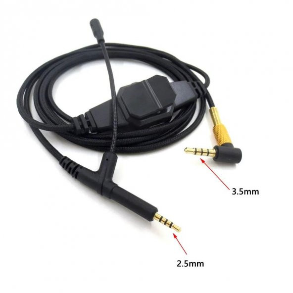 JBL E30 E55BT AKG Y40 Y50 BT Uyumlu Mikrofonlu Kulaklık Kablosu - 2