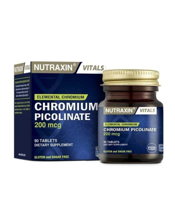 Chromium Picolinate Kapsül Krom İçeren Takviye Edici  Gıda 200 Mg 90 Kapsül ürün görseli 1