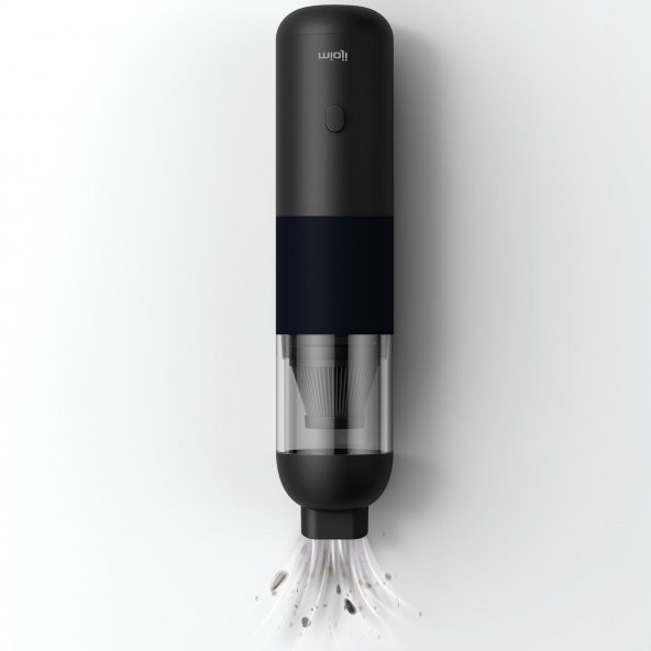 Mioji Mio 3 3000mAh Vacuum Cleaner 6000Pa Taşınabilir Araç ve Ev Mini Şarjlı Süpürge - Siyah - 2