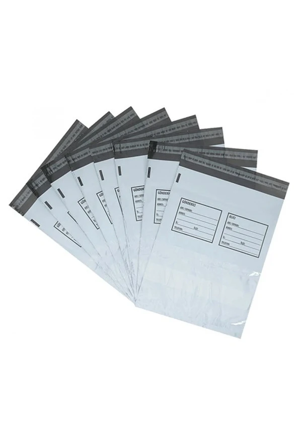 Cepli Küçük Boy Kargo Poşeti 24x30+5 cm - 100 Adet (40+40=80 Mikron) - 2