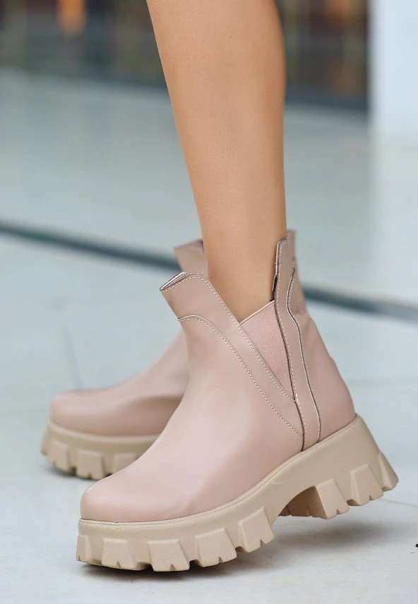 Jati Nude Cilt Dolgu Topuk Bot - 2