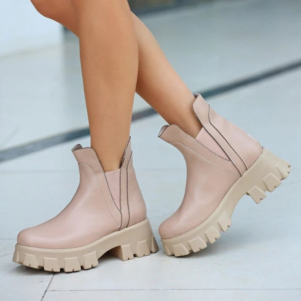 Jati Nude Cilt Dolgu Topuk Bot - 4