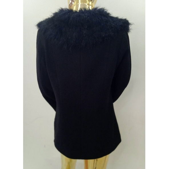 H&M KÜRKLÜ KISA PALTO/KABAN - 4