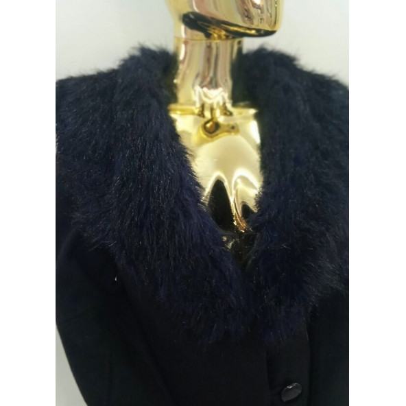 H&M KÜRKLÜ KISA PALTO/KABAN - 5