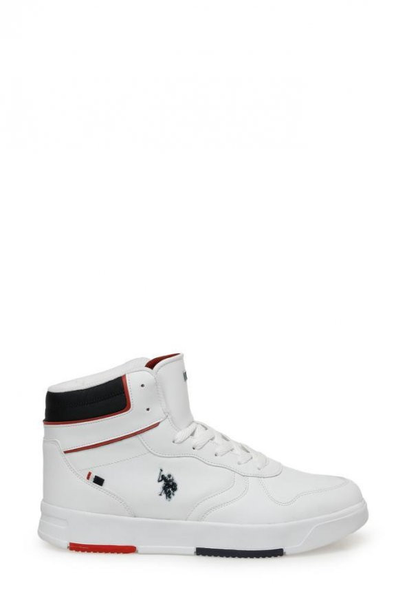 U.S Polo Assn. ANDREI HI 3PR Erkek Sneaker Ayakkabı Beyaz 40-45