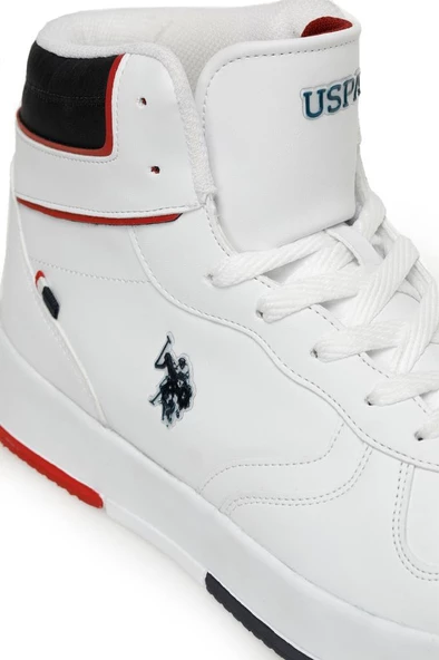 U.S Polo Assn. ANDREI HI 3PR Erkek Sneaker Ayakkabı Beyaz 40-45 - 7