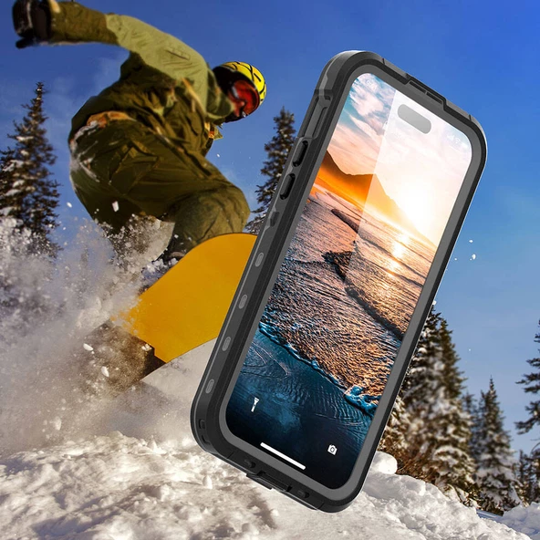 iPhone 15 Kılıf 1-1 Su Geçirmez - 3