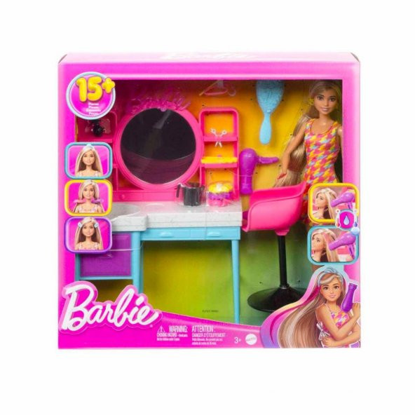 Barbie Muhteşem Kuaför Oyun Seti HKV00 - 3