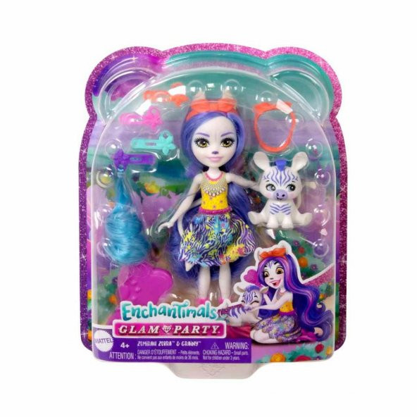 Enchantimals Zebra Zemirah HNV28 - 4