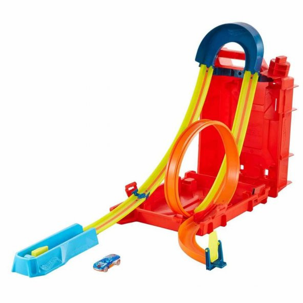 Hot Wheels Track Builder Unlimited Benzin Bidonu Akrobasi Seti HDX78 - 3