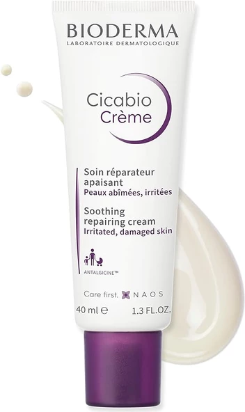 Cicabio Cream Onarıcı Cilt  Kremi Bebek, Çocuk ve Yetişkin Kullanımına Uygun 40 ml