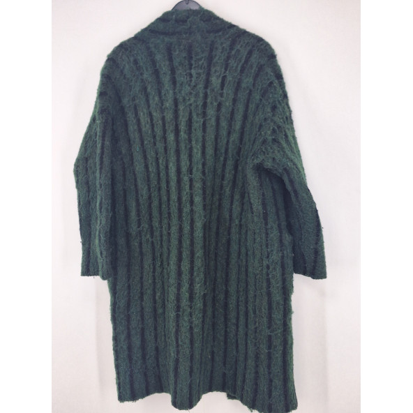 JOY YEŞİL TİFTİKLİ HIRKA/KABAN - 4