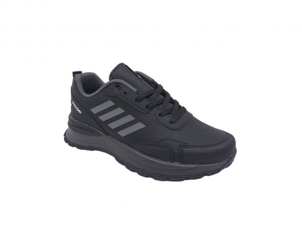 Wanderfull 4587 Erkek Siyah Bağcıklı Günlük Kullanım Spor Ayakkabı - 2