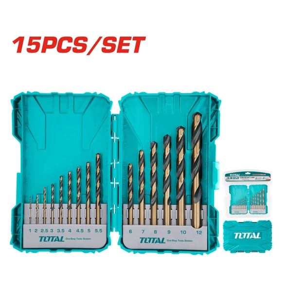 Total  15 PARÇA HSS MATKAP UCU SET - TACSDL51501