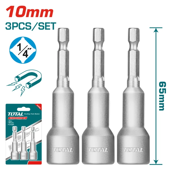 Total 3'lü manyetik lokma seti - TAC271031 ürün görseli 1