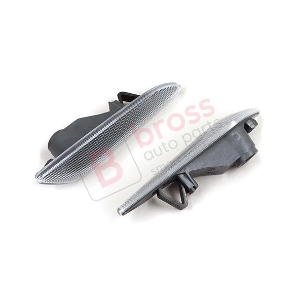 Fiat Egea Tipo 356 Alfa 147 156 Lancia Delta Ypsilon 3 İçin Beyaz Yan Çamurluk Sinyali SAĞ VE SOL 60686516 60686517 - Resim 5