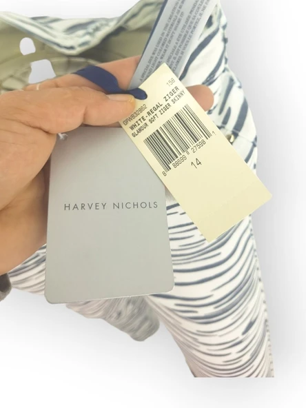 JUİCY COUTURE ZEBRA DESEN JEAN PANTOLON - 6