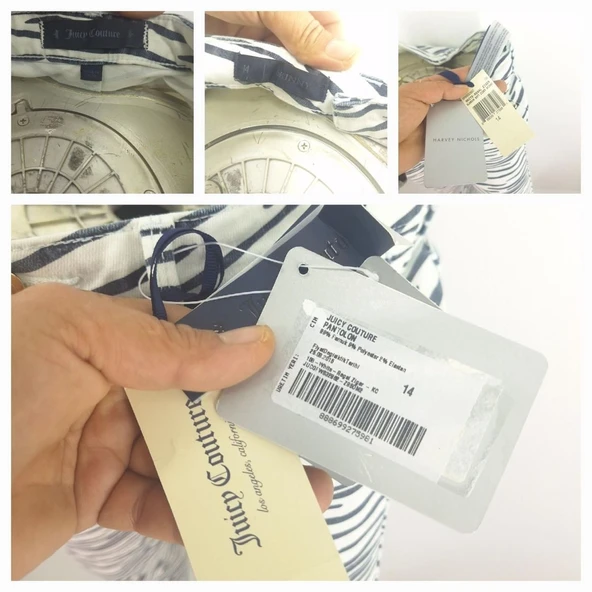 JUİCY COUTURE ZEBRA DESEN JEAN PANTOLON - 7