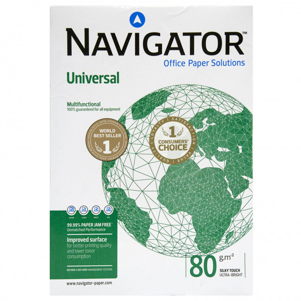 Navigator Fotokopi Kağıdı 500 LÜ (1 Paket) A4 80 GR