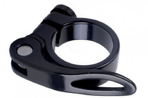 Kron Sele Kelepçesi - Dt-27  28.6  Mandallı  Alu  Siyah