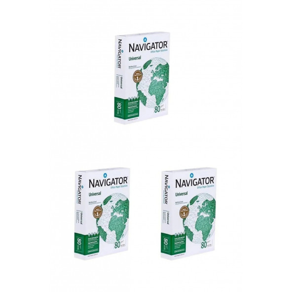 Navigator Fotokopi Kağıdı 1500 LÜ (3 Paket) A4 80 GR