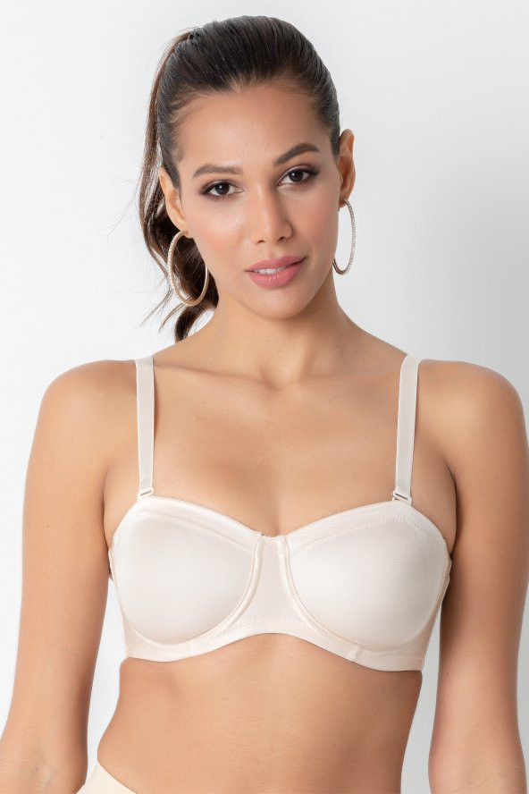 Miorre Sue Form Straplez Balenli Minimizer Toparlayıcı Sütyen - 5