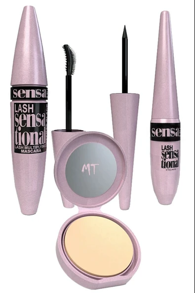 MT 3in1 Lash Sensational 3Lü Set Maskara + Dipliner + Pudra