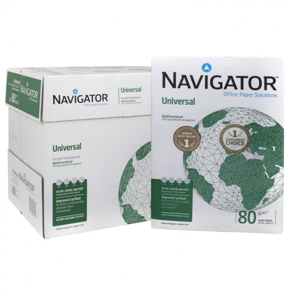 Navigator Fotokopi Kağıdı 2500 LÜ (1 Koli) A4 80 GR