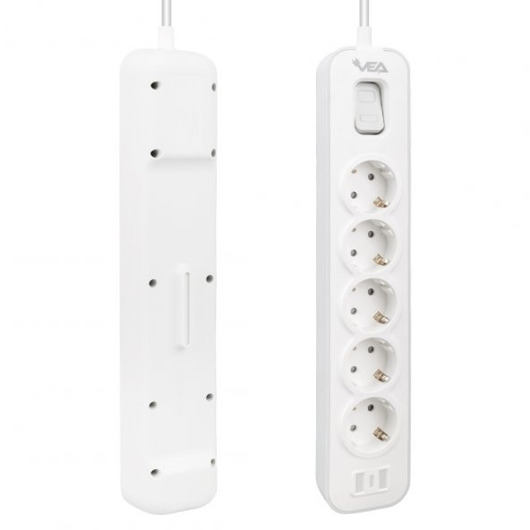 Vea VE-NOVA105 A Class 5'Li Anahtarlı 1.5 Metre Akım Korumalı Priz - 2