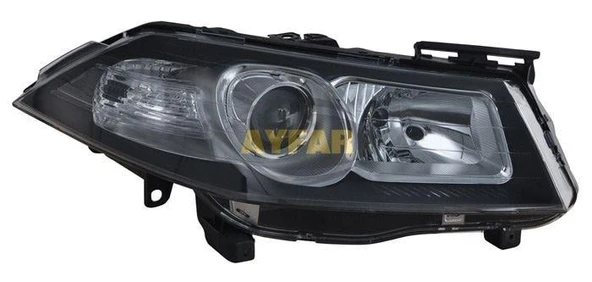 FAR KOMPLE SAĞ MOTORLU RENAULT MEGANE 2010-2011 SİYAH ÇERÇEVELİ - 1
