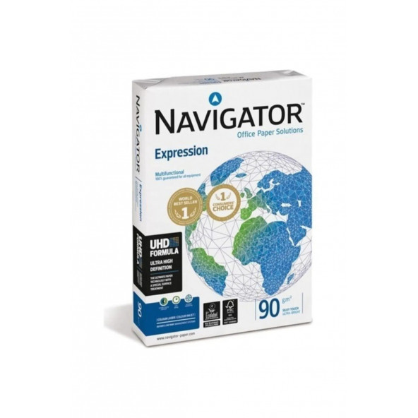 Navigator Fotokopi Kağıdı Gramajlı Laser-Copy-Inkjet Expression 500 LÜ (1 Paket) A4 90 GR Beyaz