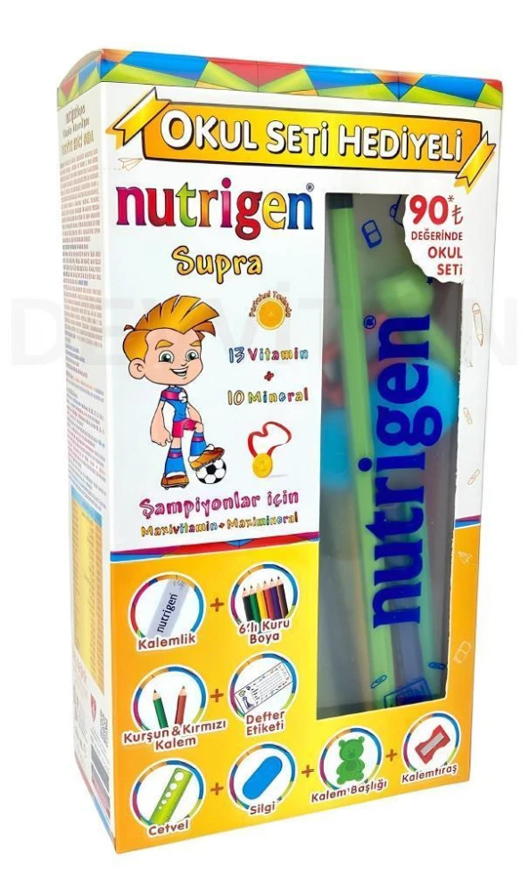 Nutrigen Supra Şurup 200ml Okul Seti Hediyeli