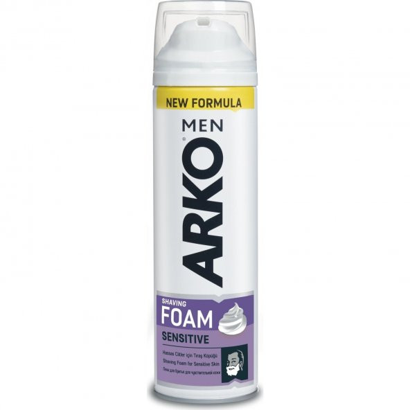Arko Men Tıraş Köpüğü Sensitive 200 ml 2 Adet