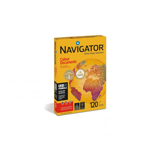 Navigator Fotokopi Kağıdı Gramajlı Laser-Copy-Inkjet Colour Documents 250 Lİ (1 Paket) A4 120 GR Beyaz