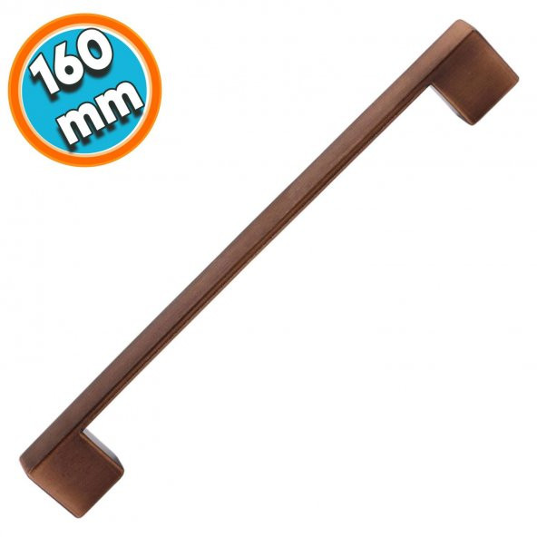 Mutfak Kulpu Çekmece Dolap Kapak Kulbu Antik Bakır Metal Kulp 160 mm Mobilya Dolabı Kulpları