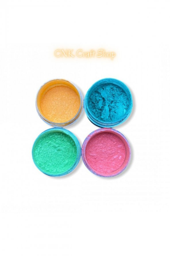 Epoksi Reçine Mini Sedef Toz Pigment Boya Seti, Pigment Boya