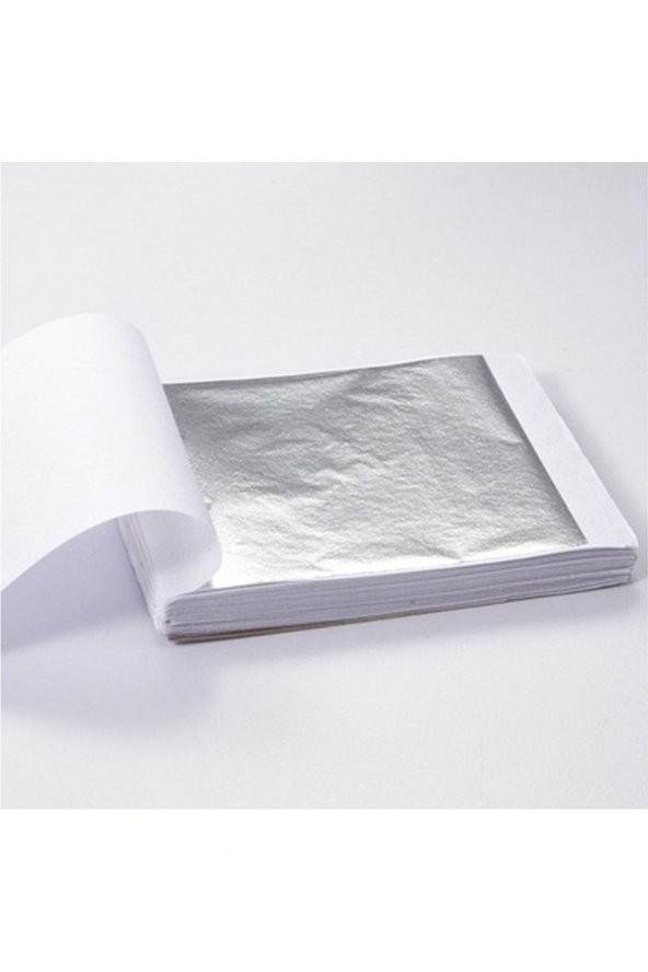 Epoksi Gümüş Yaprak Varak 10 Sayfa / Yaprak Folyo Varak / Epoksi Silikon Kalıp