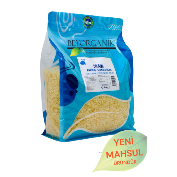 BEYORGANİK Organik Pirinç Osmancık 2,5kg - 2