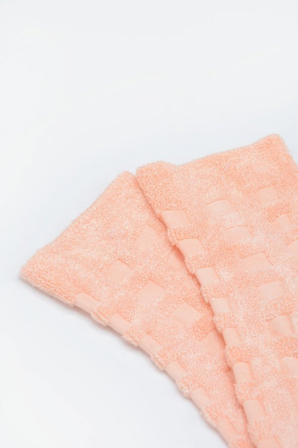 Oranj Ters Havlu Bambu Soket Çorap - 2