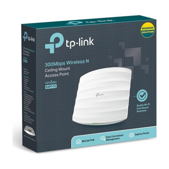 Tp-Link EAP115 300Mbps Access Point (Tavan Tipi) - 3